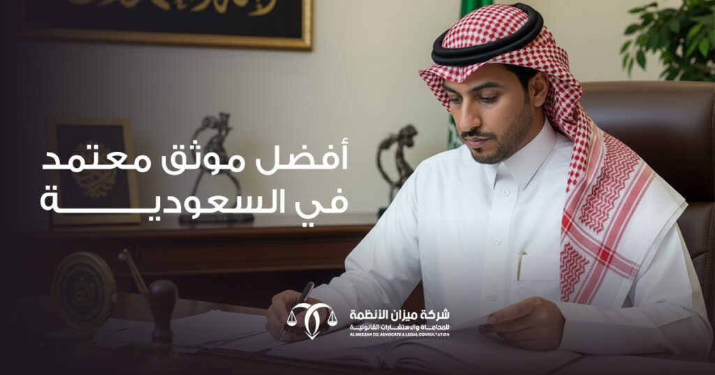 دليلك الشامل لـ أفضل موثق معتمد في السعودية لعام 2026