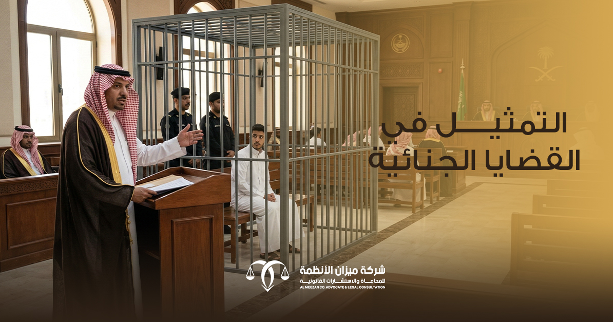 التمثيل في القضايا الجنائية